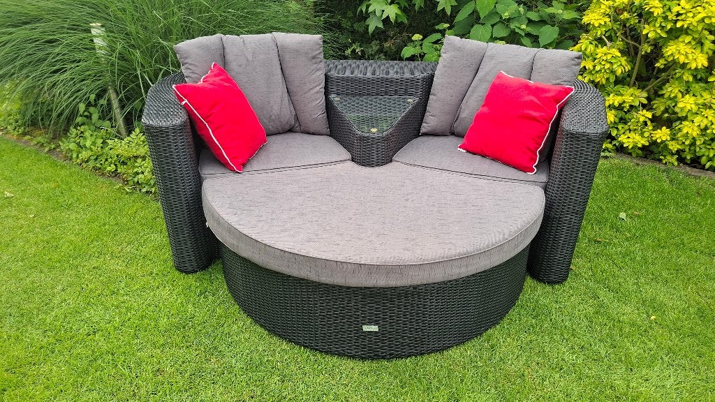 Tuinset loveseat, Kunststof, Zo goed als nieuw, Loungeset, Bank