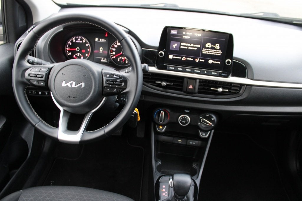 Kia Picanto 1.0 DPi Dynamic Line | Car-Play | Airco | Lichtm, Auto's, Kia, 877 kg, Stof, Gebruikt, 4 stoelen