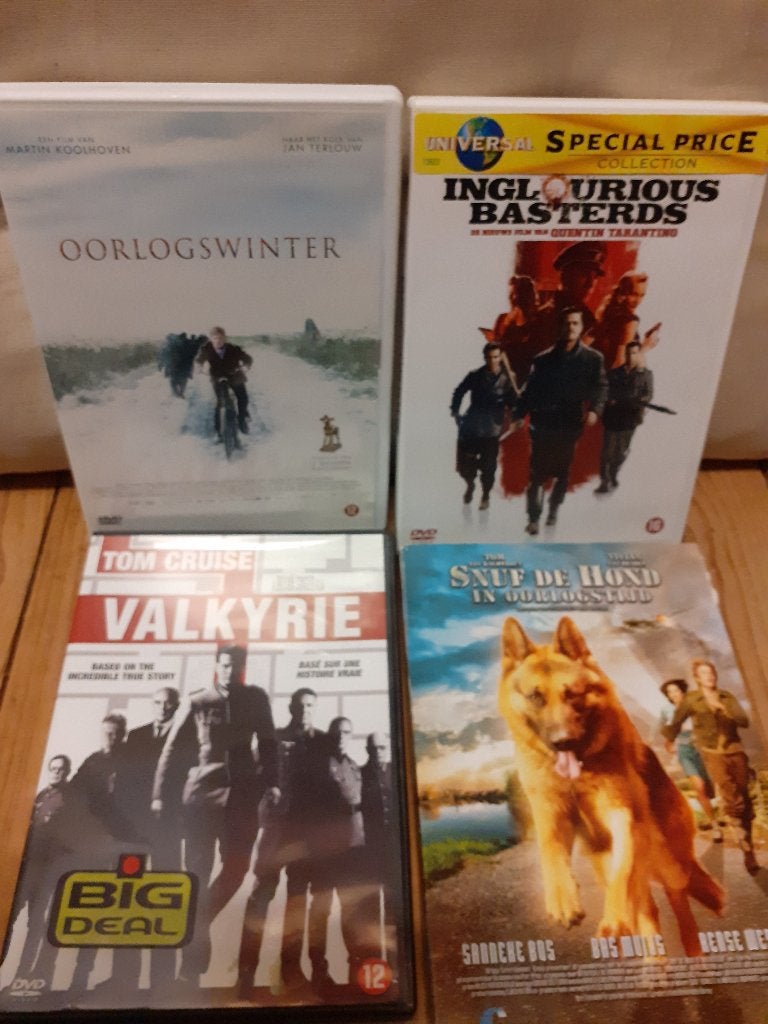 4 DVD’s WO2 €5,-, Ophalen of Verzenden, Nederland, Overige typen