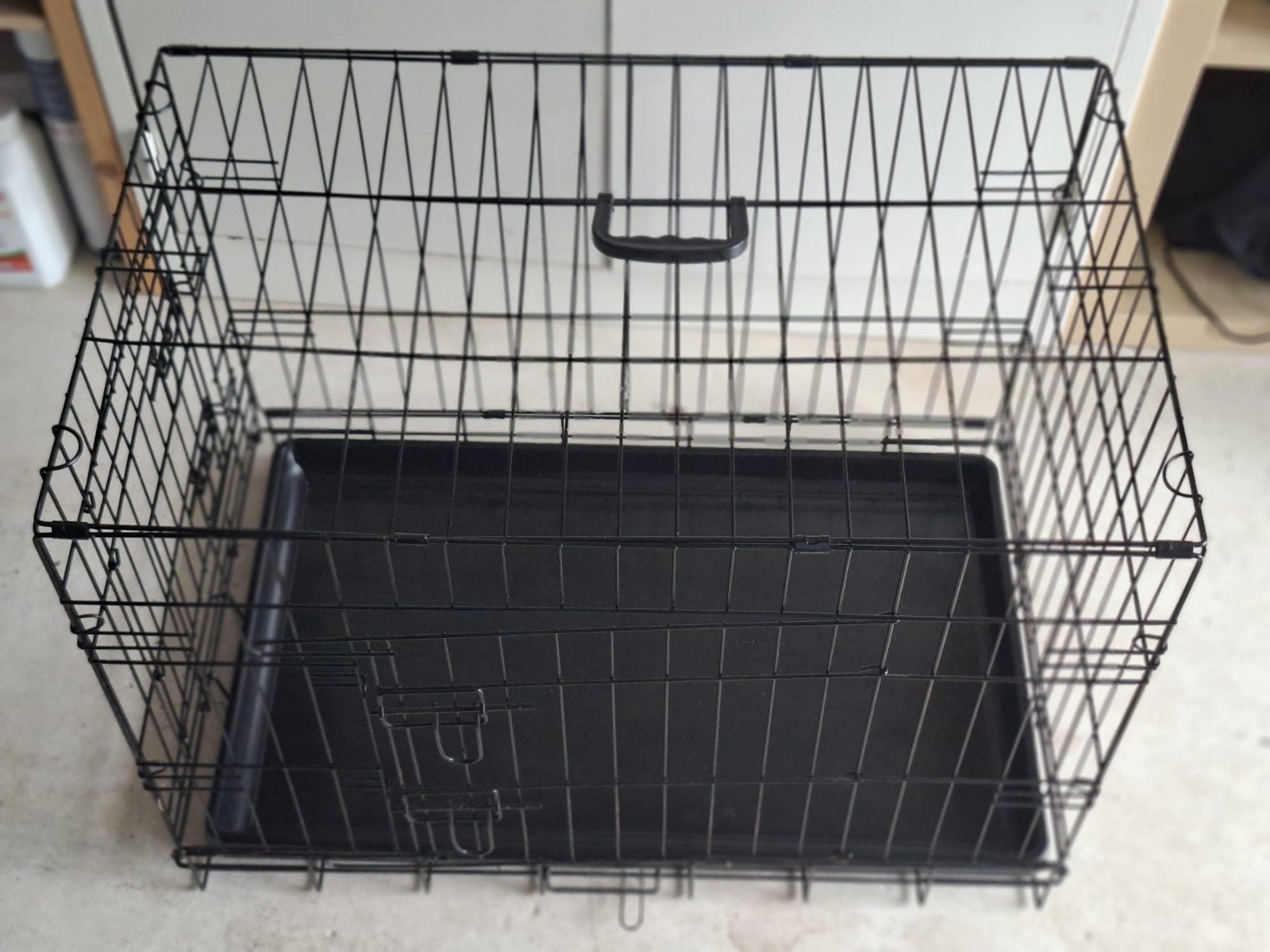 Bench 2-Deurs - Zwart 76x48x54 cm, Dieren en Toebehoren, Ophalen, Gebruikt