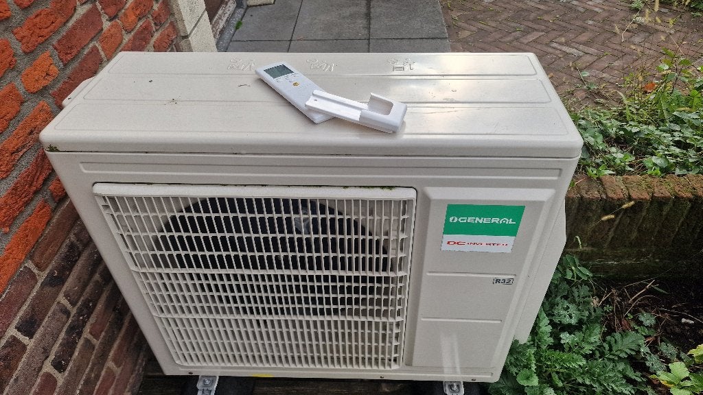 Airco Set 7,1 kW Fujitsu General Split-Unit, Ophalen, Koelen en Ontvochtigen, 3 snelheden of meer, Zo goed als nieuw