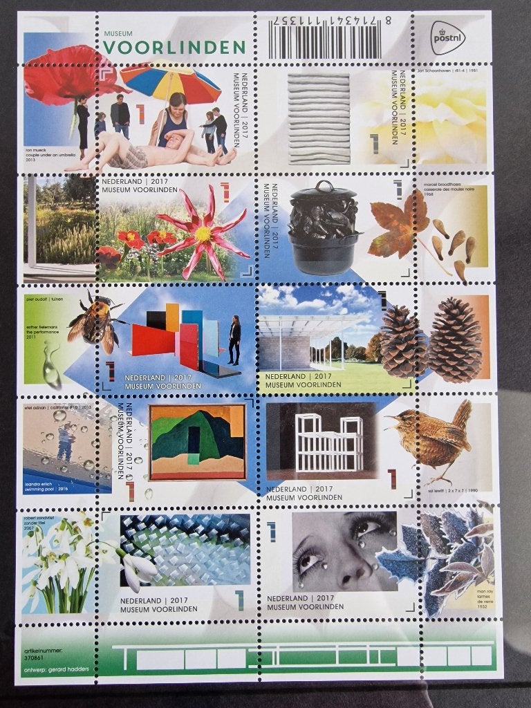 2017 Vel V3555-3564 Museum Voorlinden. Postfris, Ophalen of Verzenden, Na 1940, Postfris