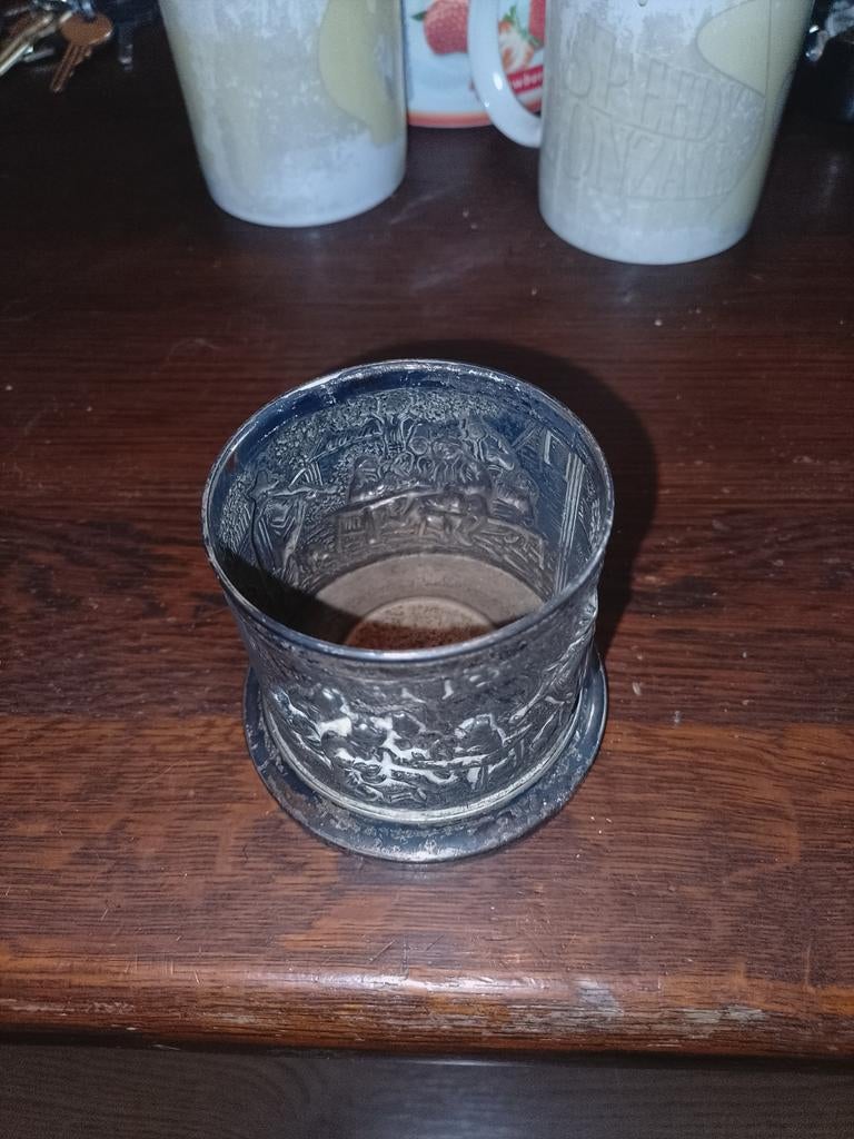 Oude DE zilveren beker, Antiek en Kunst, Ophalen of Verzenden