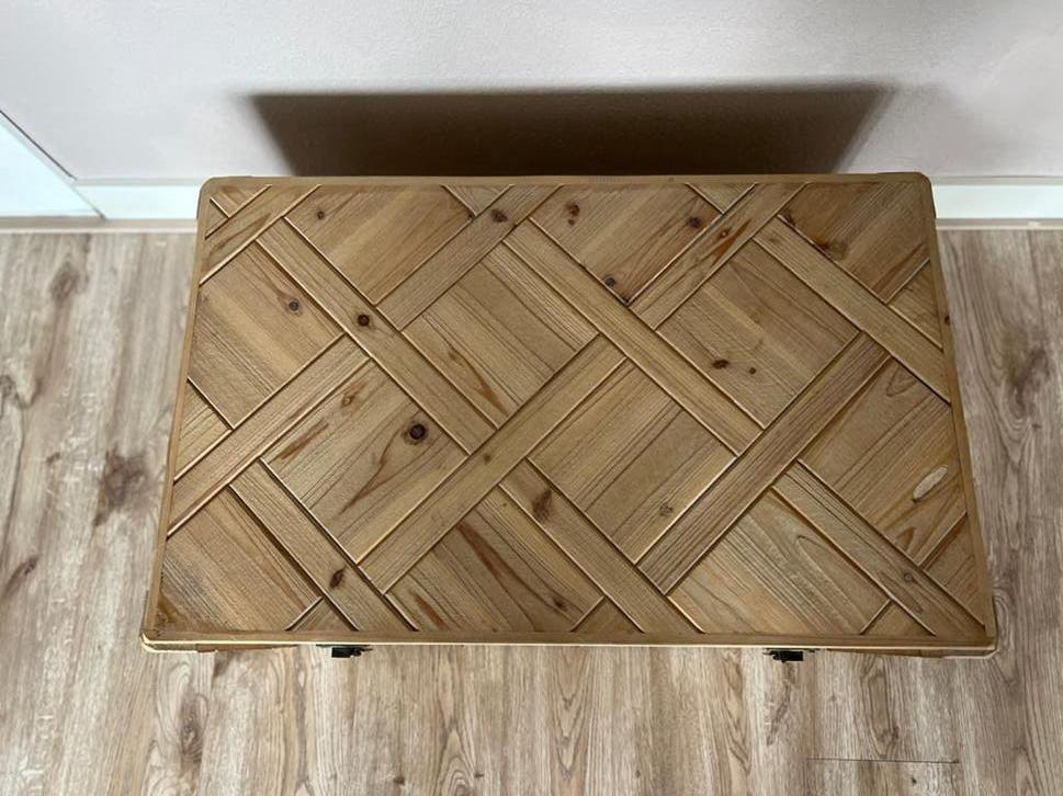 Dutchbone Lon Trunk Opbergkist/bijzettafel, Ophalen, 50 tot 100 cm, Zo goed als nieuw, Minder dan 50 cm