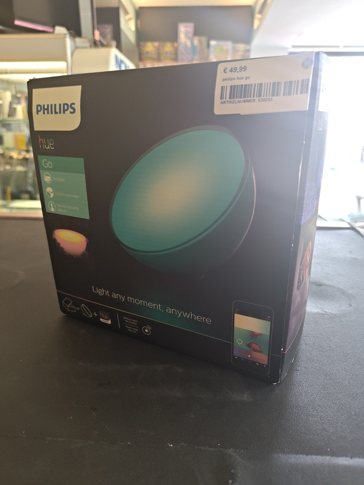 Philips Hue Go Draagbare Slimme LED Lamp - Nieuw in doos, Modern, Slimme verlichting, Sfeervol, Nieuw, Ophalen of Verzenden, High Tech Campus 52, 5656 AG Eindhoven, Nederland