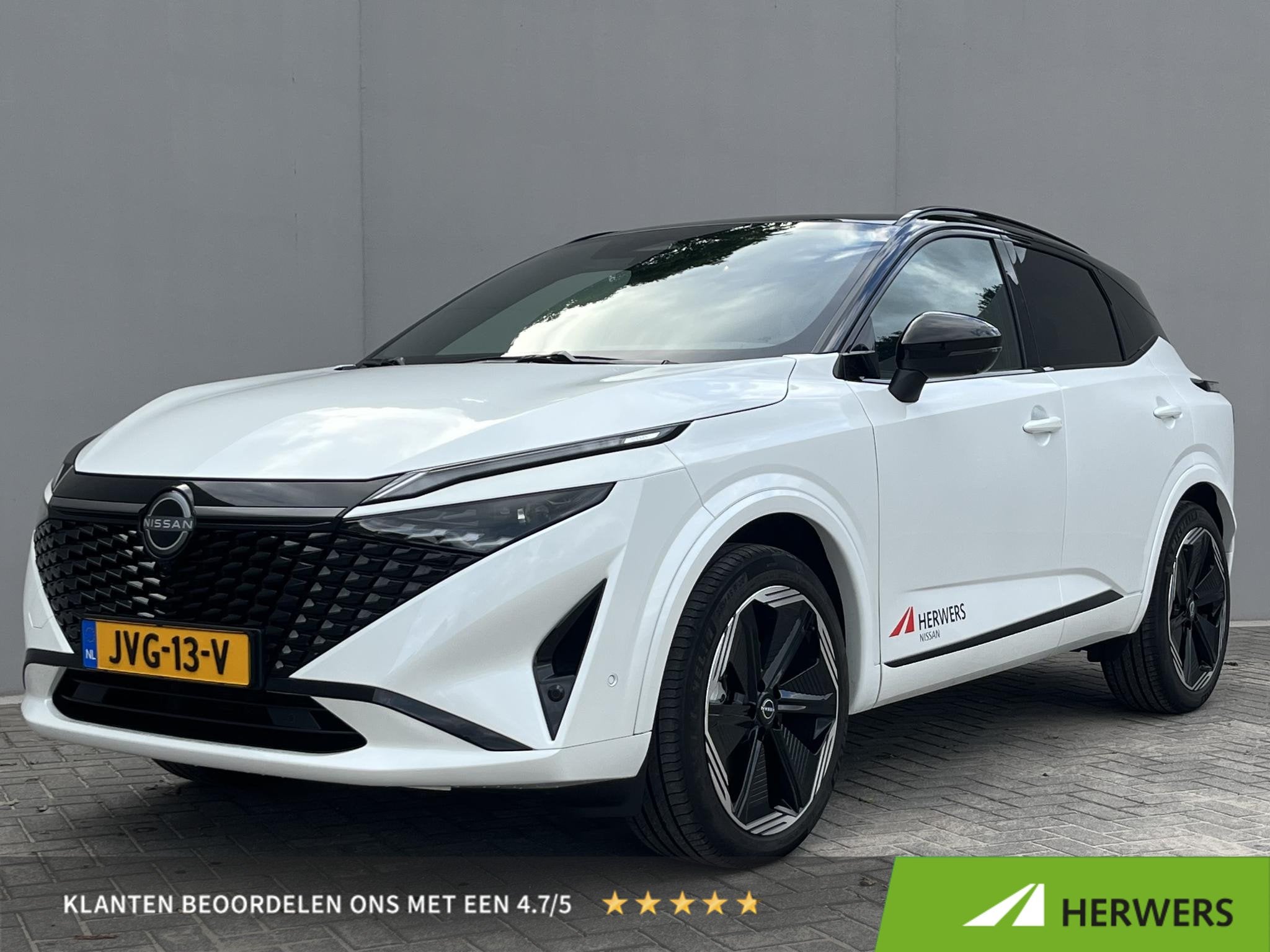 Nissan Qashqai 1.5 e-Power N-Design / 10 Jaar Nissan More /, Auto's, 1498 cc, 2 kWh, Wit, Origineel Nederlands