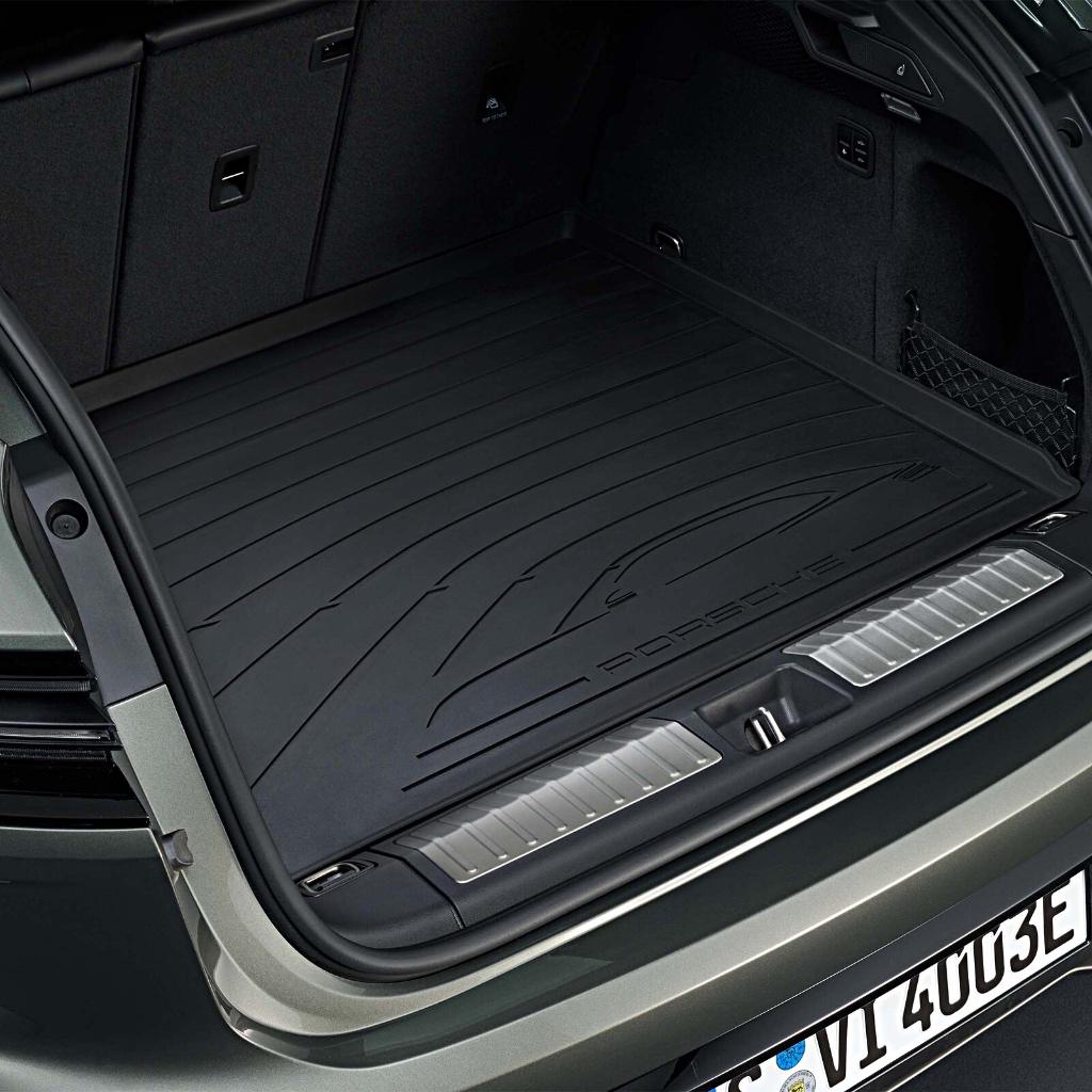 Porsche Macan Electric EV Allweather rubber kofferbak mat, Ophalen, Zo goed als nieuw
