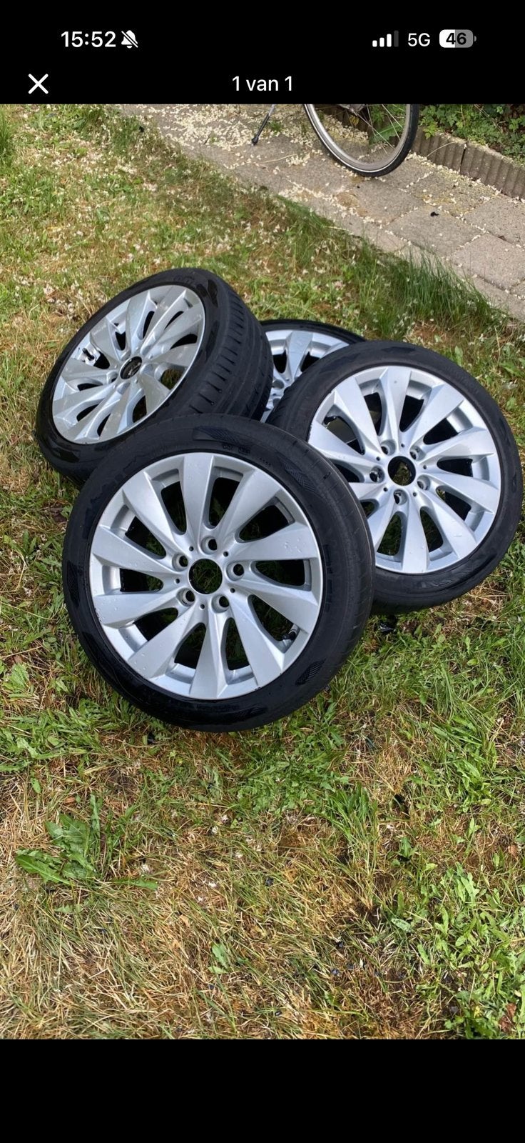 BMW velgen 17”, Auto-onderdelen, Ophalen, Velg(en), 17 inch, Zomerbanden