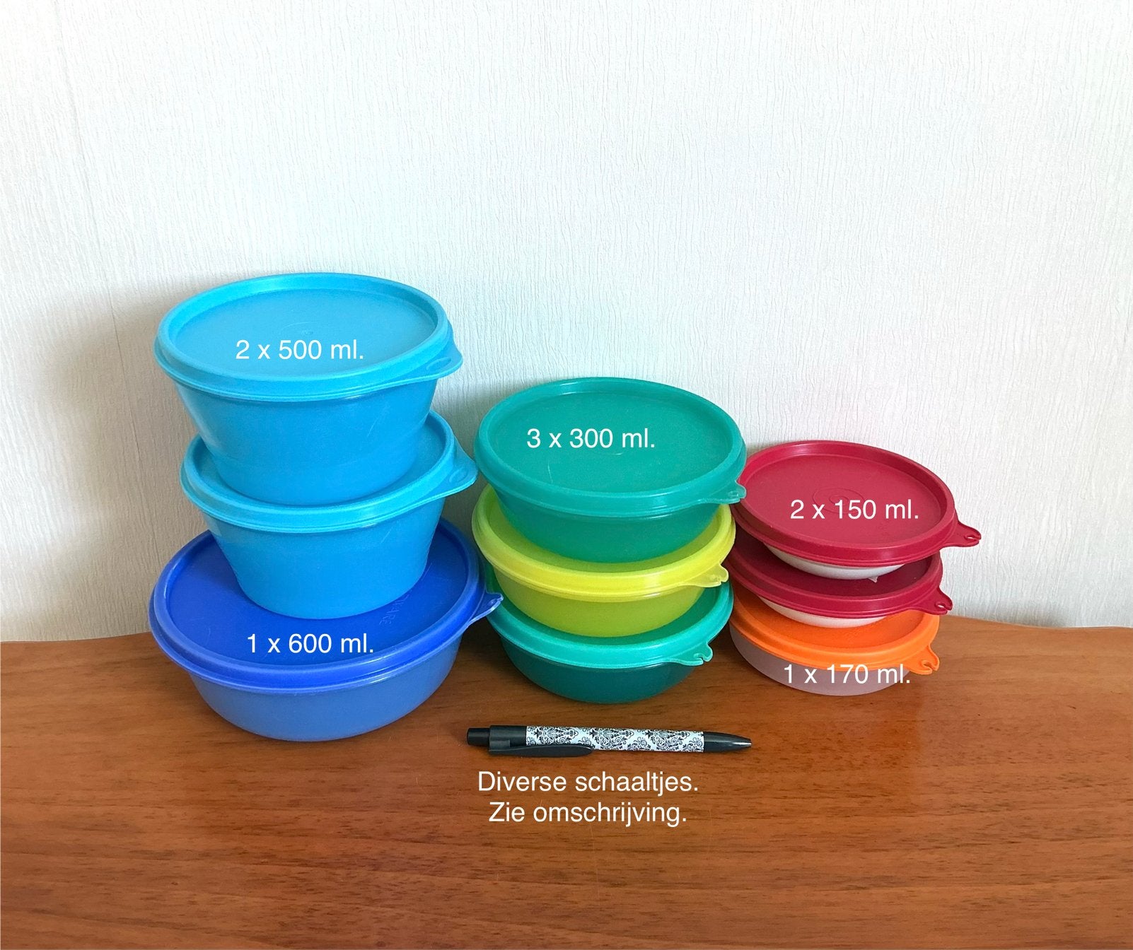 Tupperware Diverse schaaltjes en bakjes zie omschrijving., Huis en Inrichting, Keuken | Tupperware, Ophalen of Verzenden, Bak of Kom