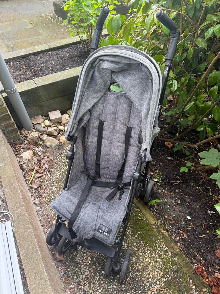 Koelstra Buggy - Grijs, Compact en Handig, Kinderen en Baby's, Buggy's, Ophalen of Verzenden, Gebruikt, Koelstra, Verstelbare rugleuning