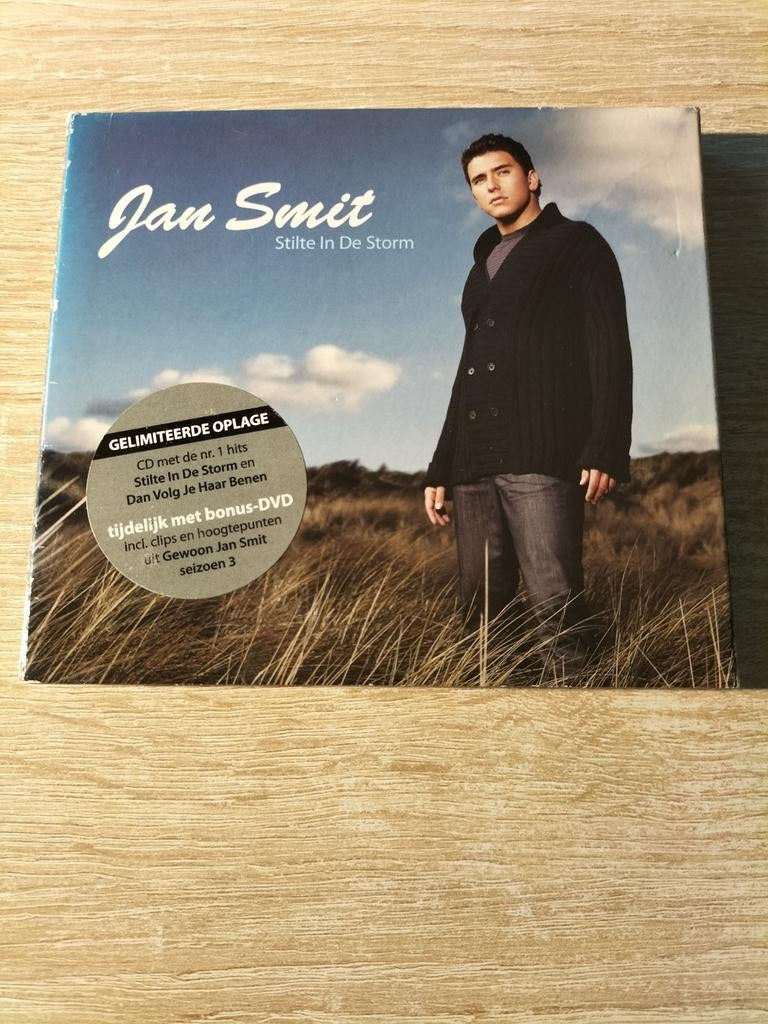 Jan Smit - stilte in de storm cd + dvd set, Ophalen of Verzenden