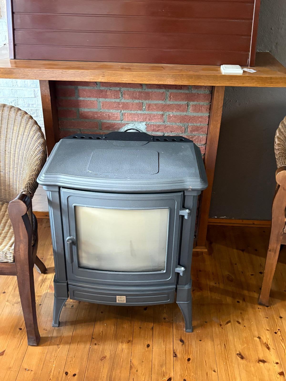 Gietijzeren gaskachel, Huis en Inrichting, Kachels, Ophalen, Gebruikt, Gas, Vrijstaand