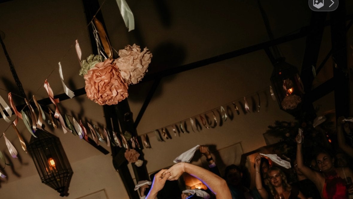 Lintjesslinger decoratie bruiloft, Ophalen of Verzenden, Zo goed als nieuw, Versiering, Geboorte of Huwelijk