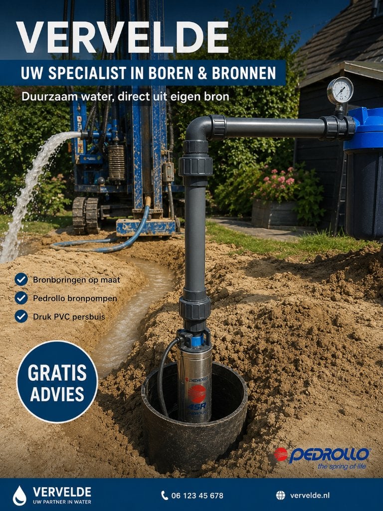 Waterbron slaan | Waterput | Bronboring | Bronpomp –Vervelde, Vervelde, Overige typen, Nieuw, Ophalen of Verzenden