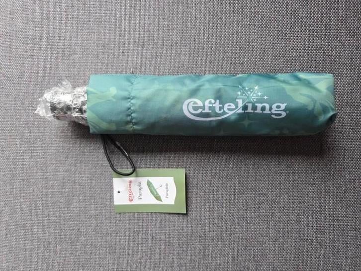 Groene Efteling paraplu nieuw, Verzamelen, Efteling, Ophalen of Verzenden, Nieuw, Gebruiksvoorwerp