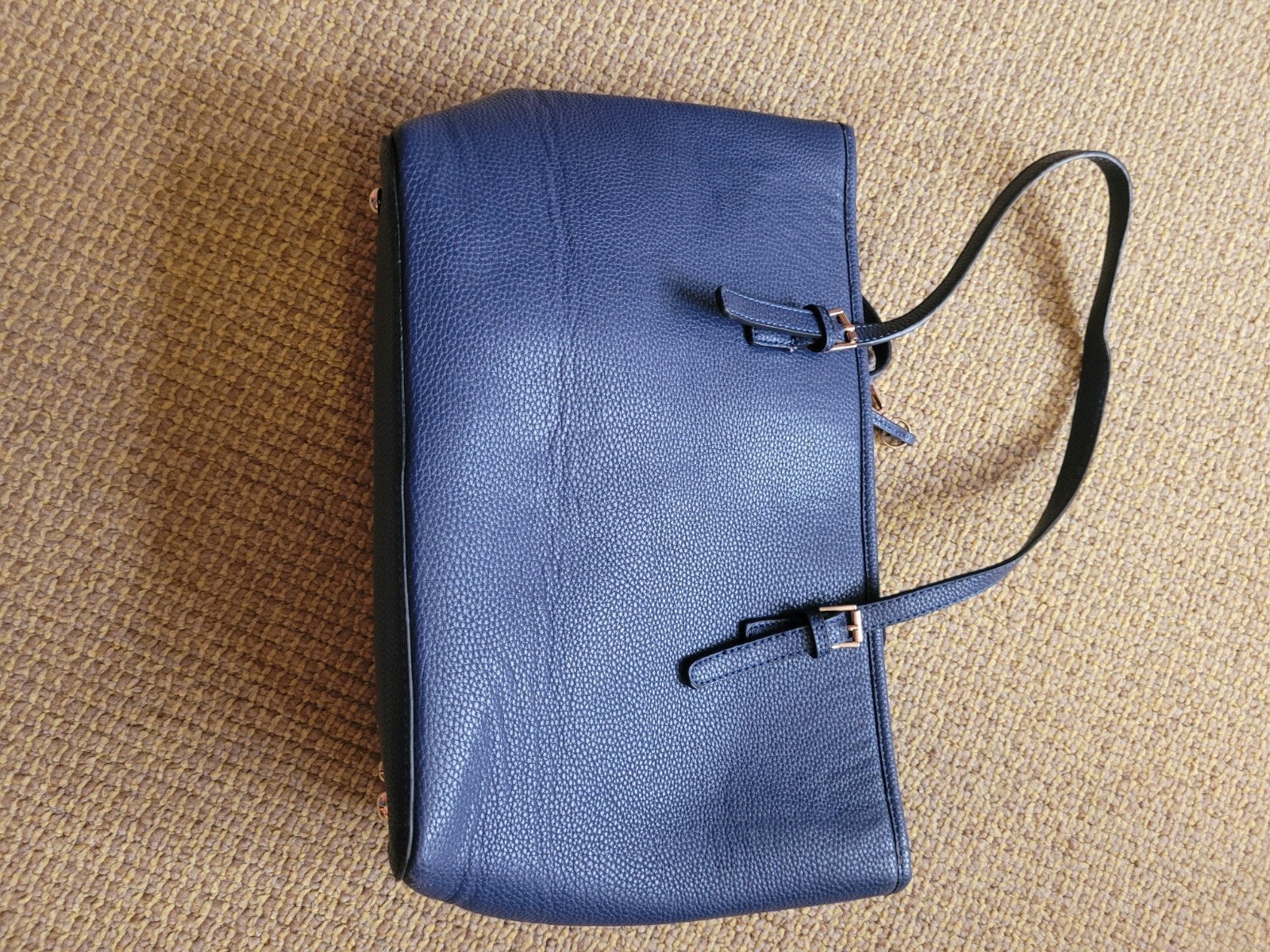 Stijlvolle Michael Kors Shopper - Blauw en Geel, Ophalen, Zo goed als nieuw, Blauw, Shopper