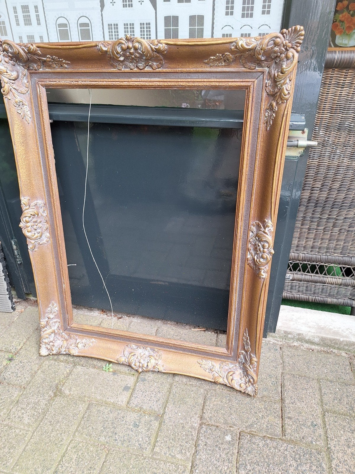 Oud antieke schilderij lijst, Ophalen, Minder dan 80 cm, Minder dan 80 cm