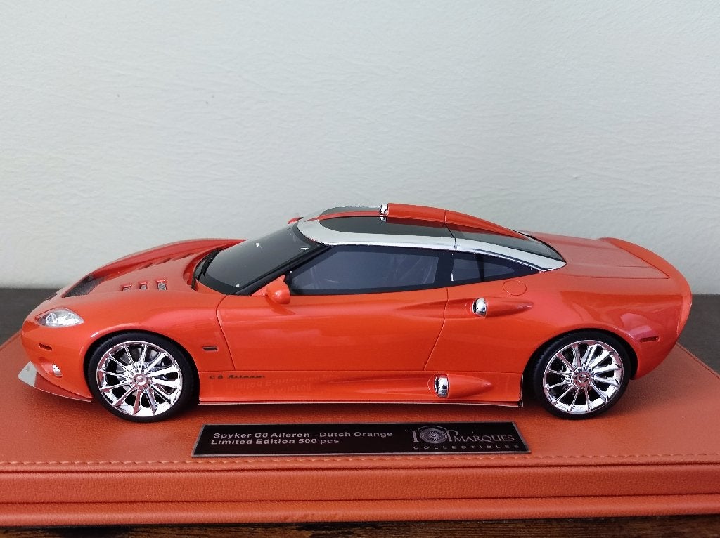 Spyker C8 Aileron 1 van 500 TOP093A Top Marques 1:18, Ophalen of Verzenden, Zo goed als nieuw, Auto, Overige merken