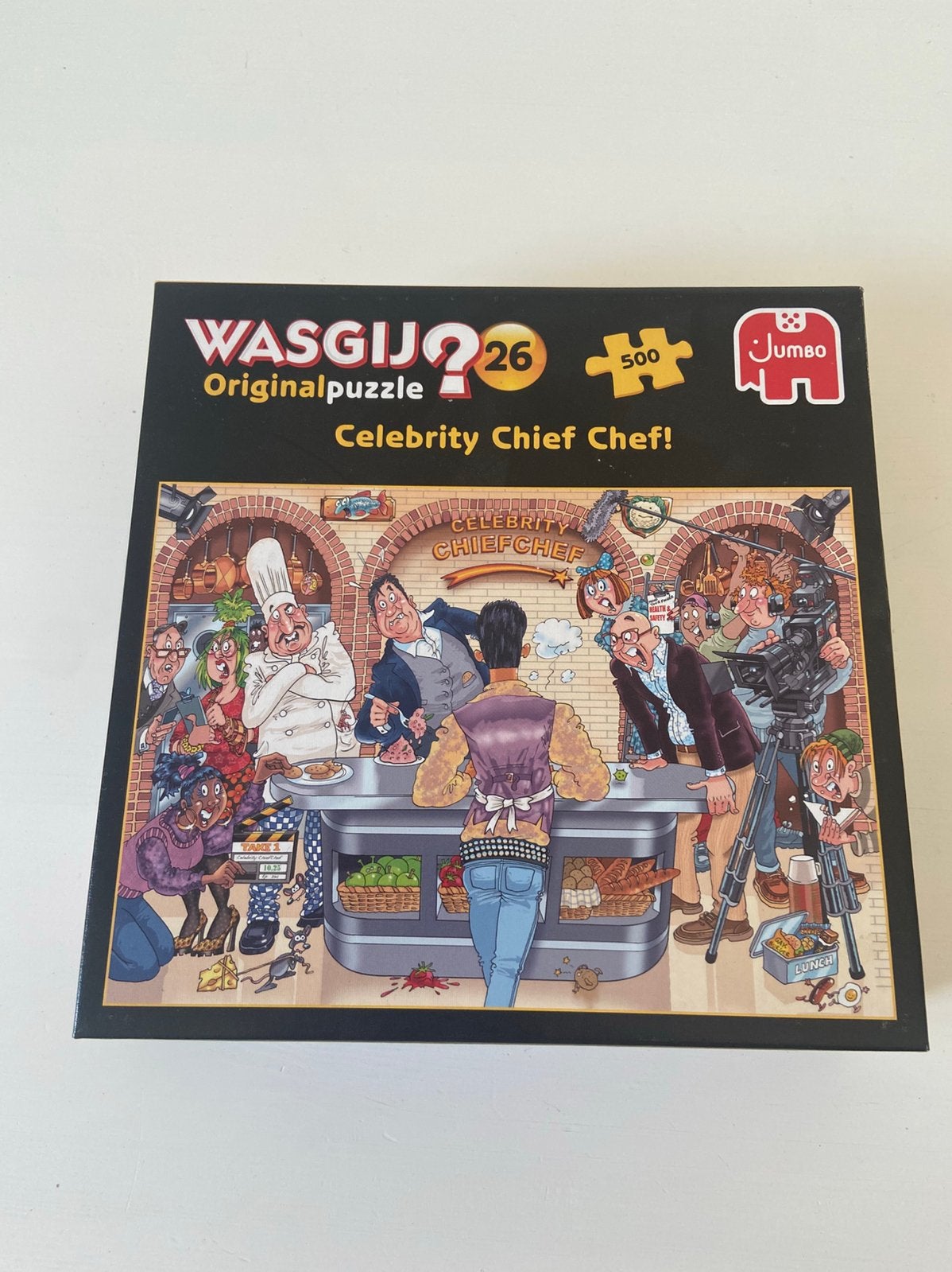 Wasgij puzzel 26   500 stukjes, Hobby en Vrije tijd, Ophalen, 500 t/m 1500 stukjes, Gebruikt, Legpuzzel