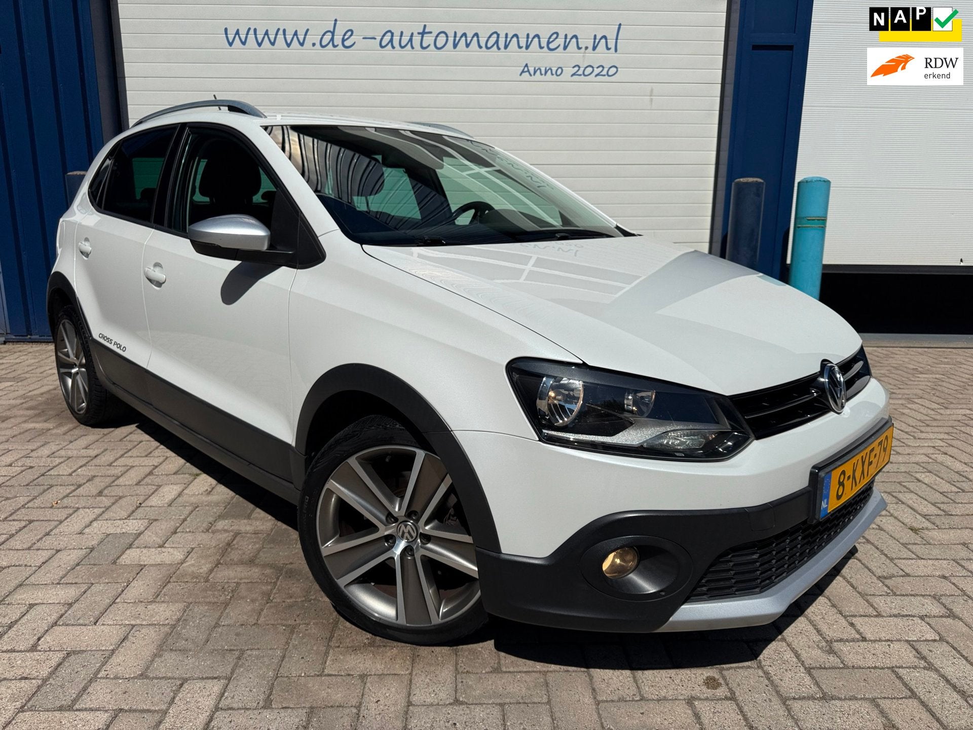 Volkswagen Polo 1.2 TSI 105 pk DSG Automaat Cross 5-drs / EC, Euro 5, Stof, Wit, Origineel Nederlands