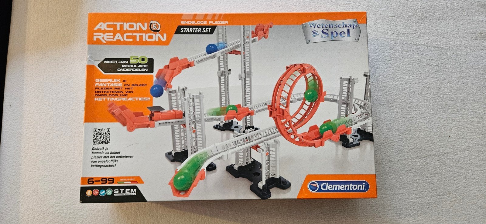 Clementoni Action & Reaction Starter Set, Ophalen of Verzenden, Zo goed als nieuw