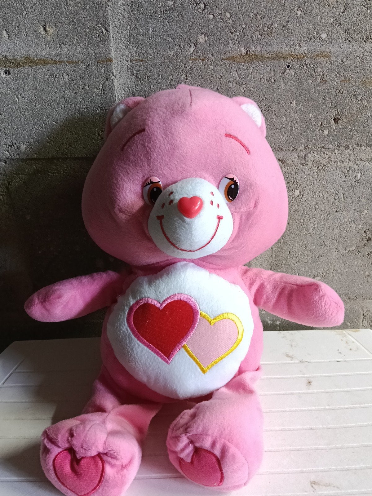 Roze troetelbeer/care bears, Kinderen en Baby's, Speelgoed | Knuffels en Pluche, Overige merken, Overige karakters, Beer, Ophalen of Verzenden
