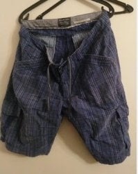 als Nieuw Silver Creek Short korte Broek blauw cargo XXL, Verzenden, Zo goed als nieuw, Maat 56/58 (XL), Blauw