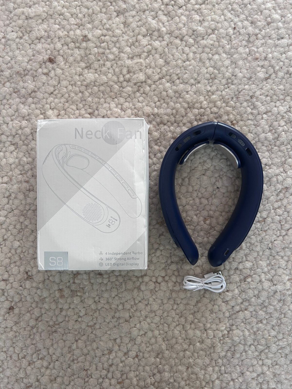 Bladeless Nekventilator S8 - Draagbaar en Stil, Ophalen of Verzenden, Nieuw, Overige
