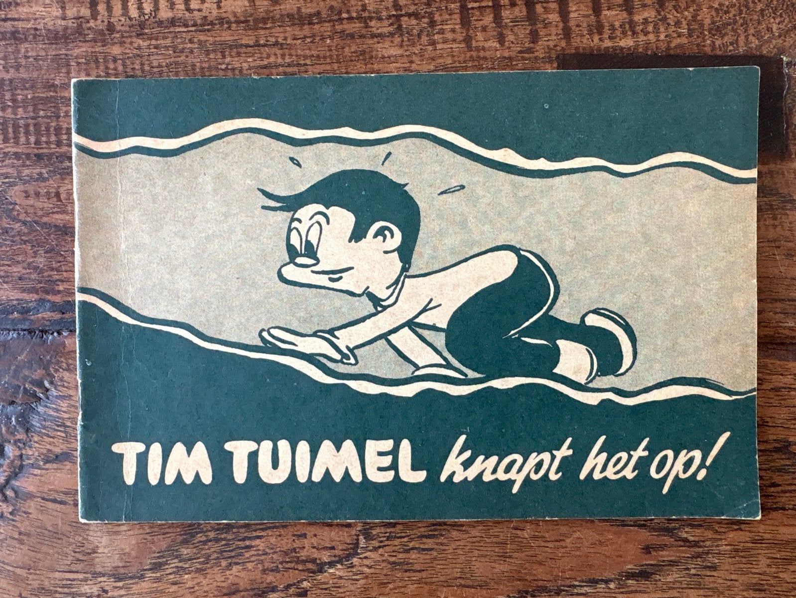 Tim Tuimel knapt het op! - Vintage stripboek 1950, Boeken, Eén stripboek, Ophalen of Verzenden, Gelezen