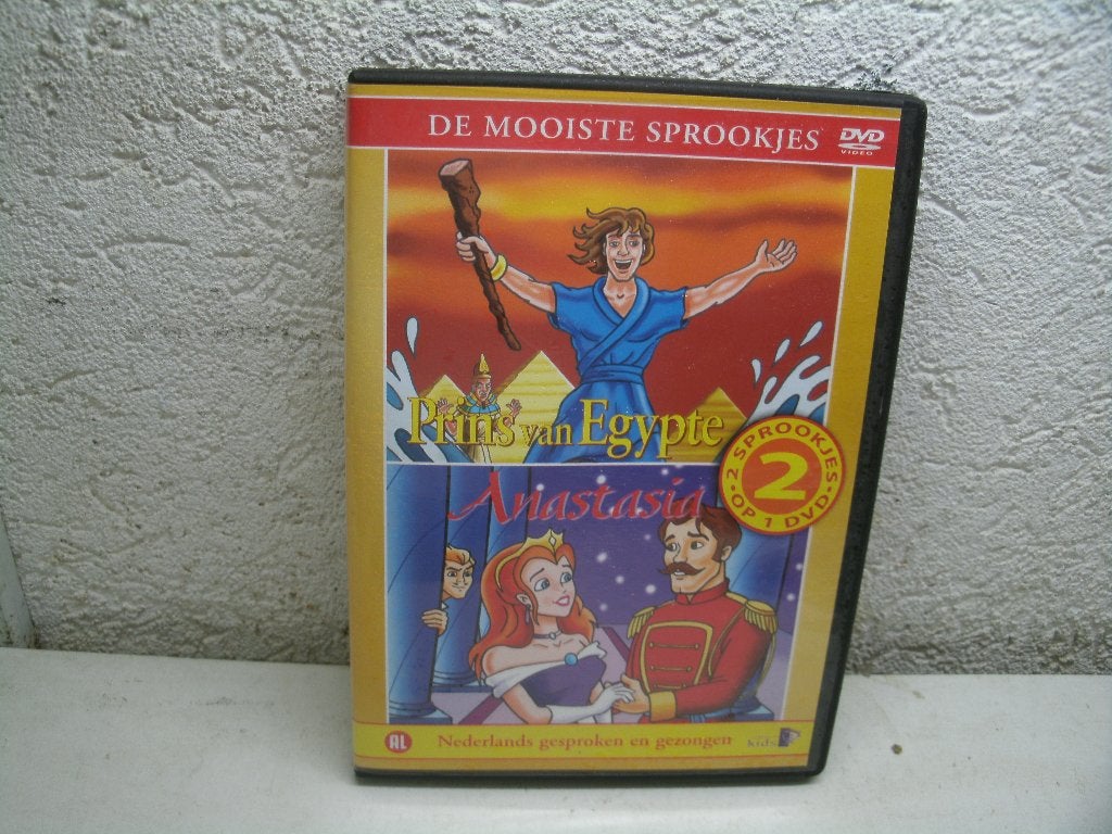 dvd 313k anastasia / prins van egypte, Cd's en Dvd's, Alle leeftijden, Ophalen of Verzenden, Zo goed als nieuw