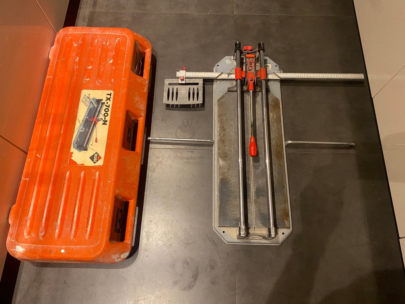 Rubi TX-700-N tegelsnijder, Ophalen of Verzenden, Gebruikt