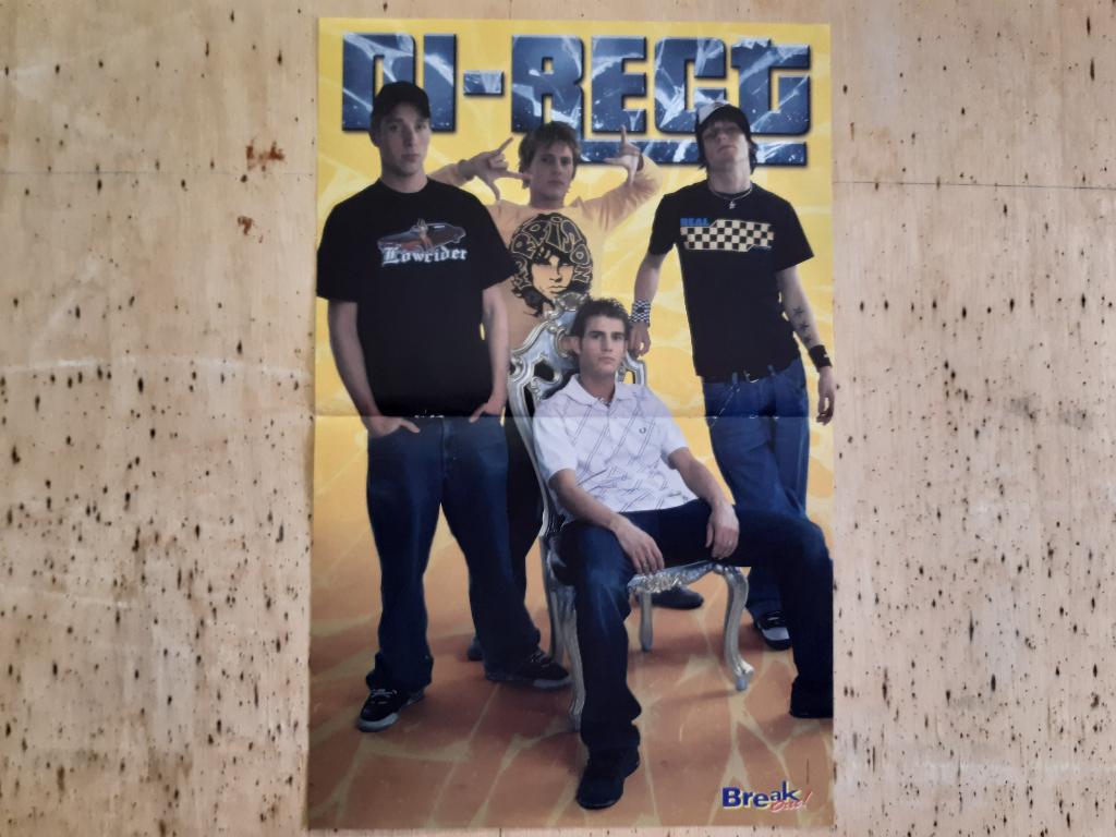 Poster DI-RECT BreakOut Formaat A3 28x40 cm Nelly Amber Tamb, Verzamelen, Posters, Zo goed als nieuw, Muziek, A1 t/m A3, Rechthoekig Staand