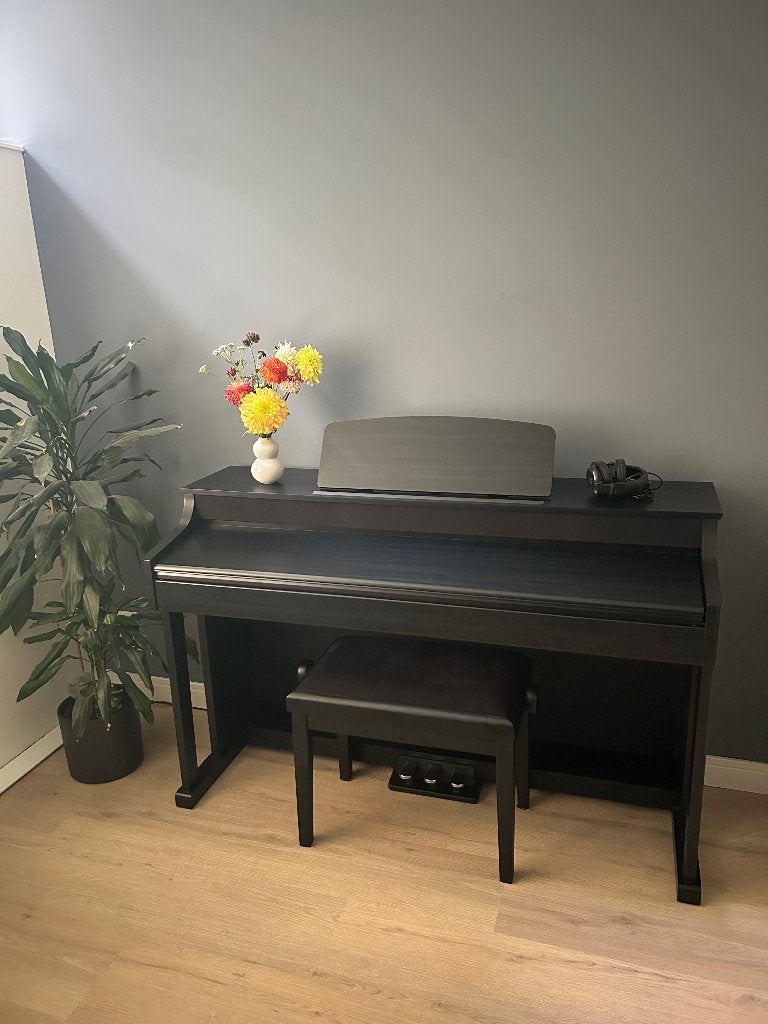 Thomann DP-95 B piano + accessoires, Muziek en Instrumenten, Ophalen, Zwart, Digitaal, Zo goed als nieuw