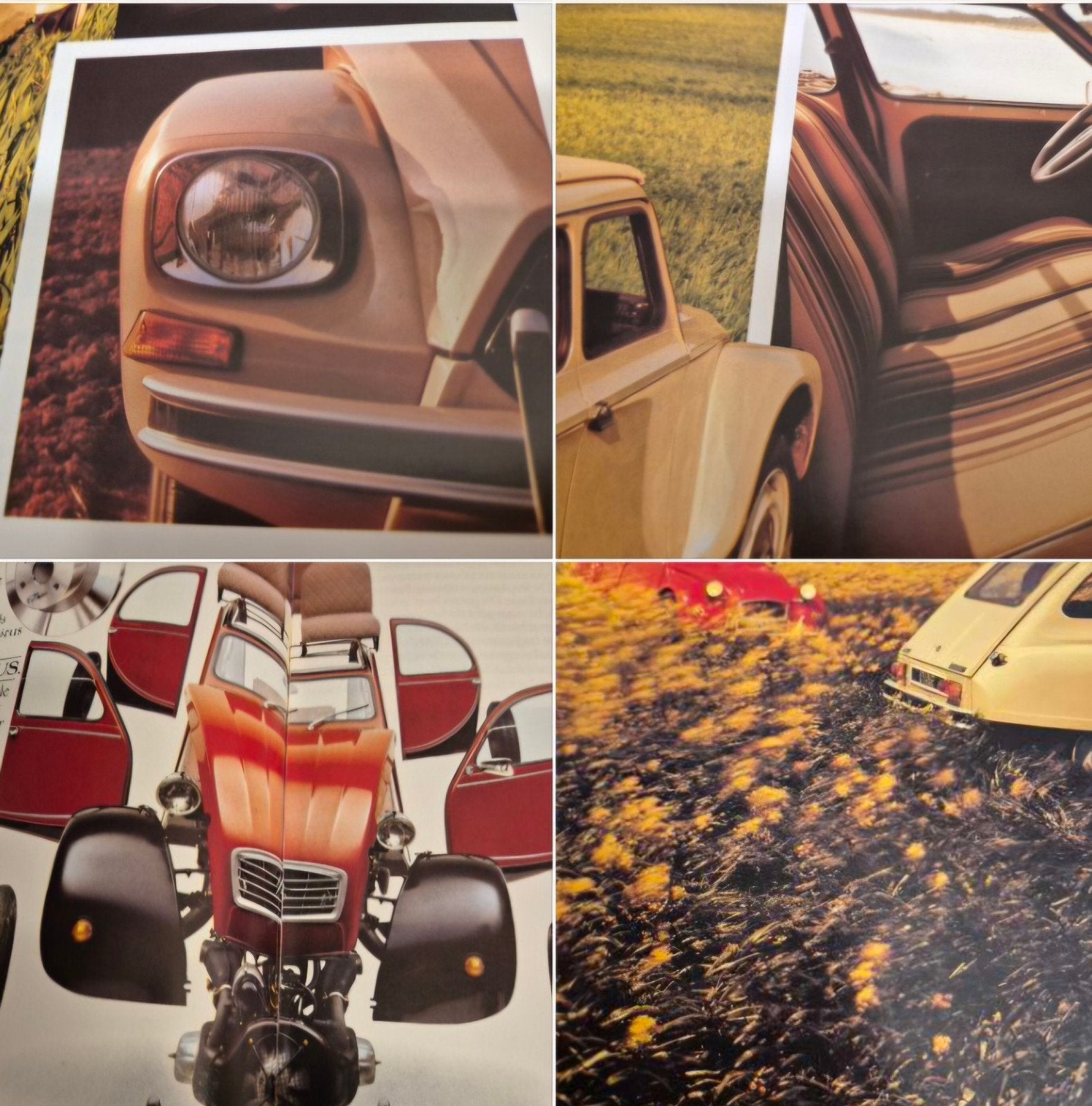 jaren 80 Citroën 2cv eend NL folder óók de 2cv Charleston, Ophalen of Verzenden, Zo goed als nieuw, Citroën