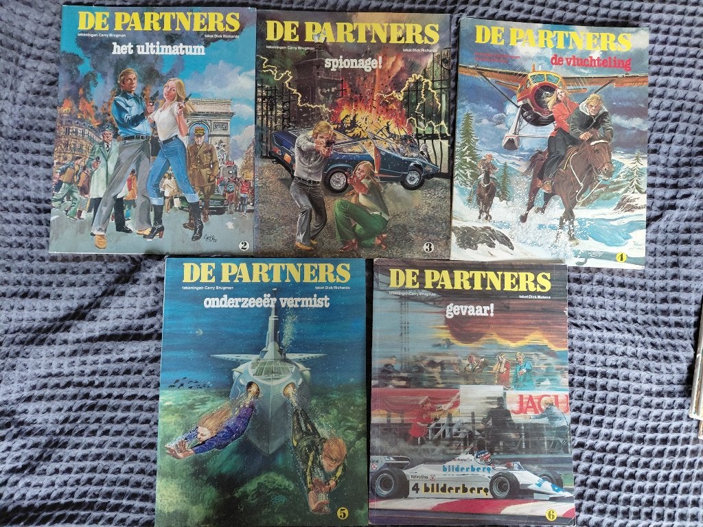 De Partners, strips 5 stuks, Gelezen, Verzenden, Europa, Carry Brugman