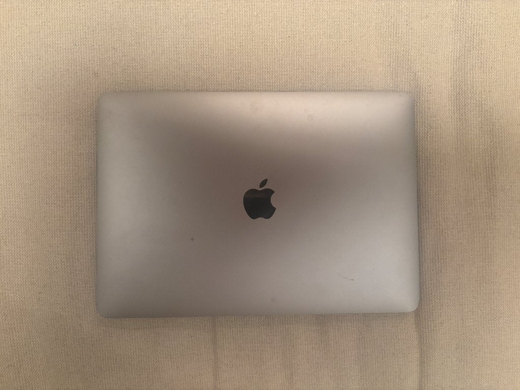 MacBook Air M1 (defect scherm), Computers en Software, Gebruikt, 256 GB, Qwerty, 8 GB