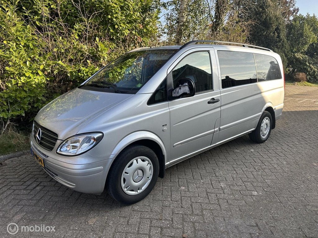 Mercedes Vito Bestel 115 CDI 320 Lang DC luxe automaat, Auto's, Gebruikt, 4 cilinders, Bedrijf, 6 stoelen