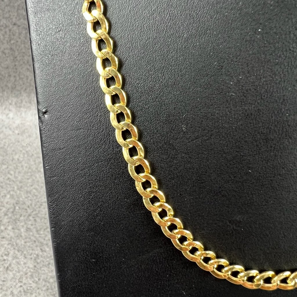 Gouden Ketting | 18k | 11,75g | 65cm | gourmet | 410300, Ophalen of Verzenden, Gebruikt, Goud, Goud