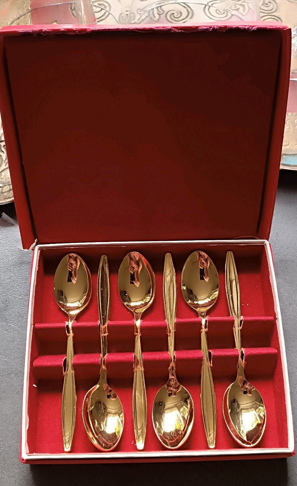 Prachtige Vintage WMF Vergulde Koffielepels / Theelepels, Ophalen of Verzenden