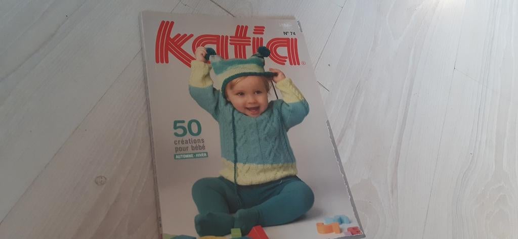 Katia breiboek no 74 breien en haken voor baby's, Ophalen of Verzenden, Gebruikt, Breien of Haken, Patroon of Boek
