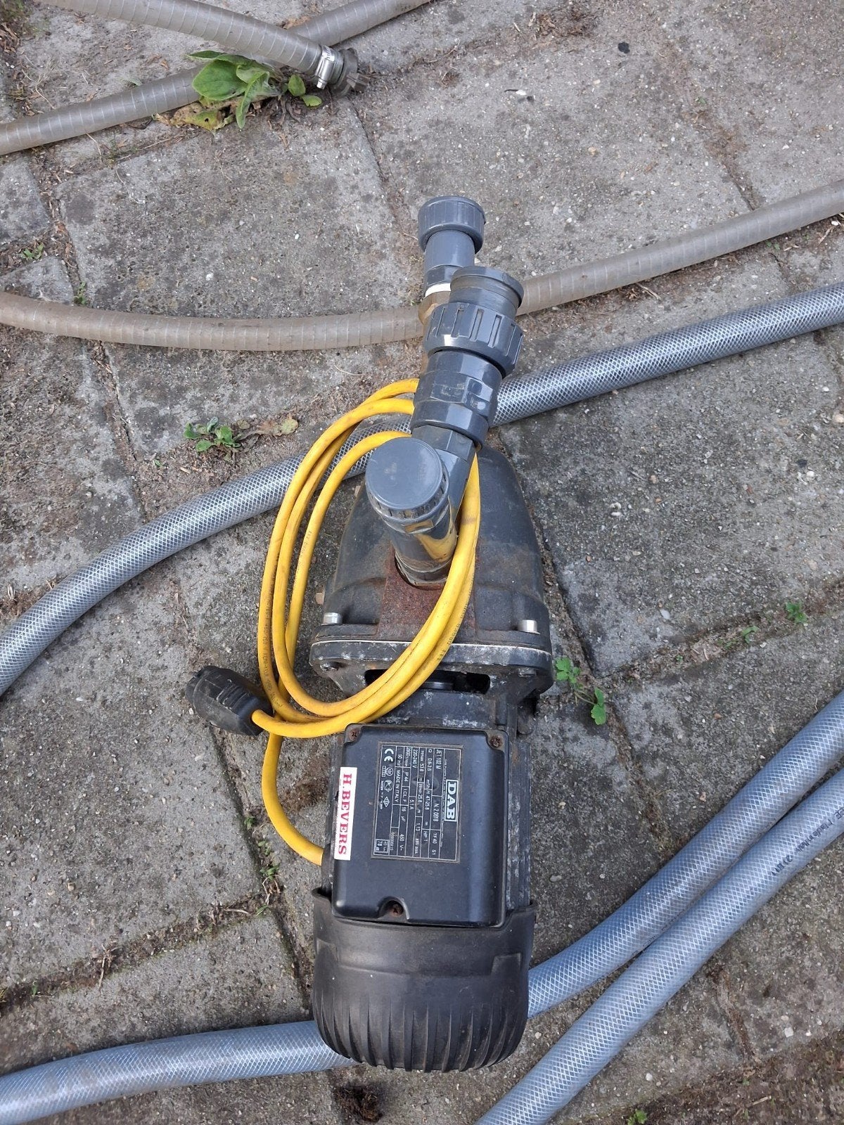 Slangen grondwater/ beregeningsysteem - Gebruikt, Tuin en Terras, Waterpompen, Ophalen, Gebruikt, Dompelpomp