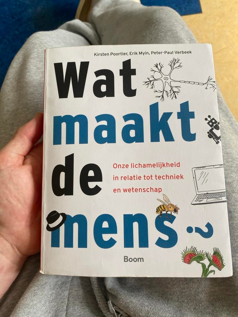 Wat maakt de mens? Filosofieboek met minimale aantekeningen, Ophalen of Verzenden, Zo goed als nieuw, Wijsbegeerte of Ethiek