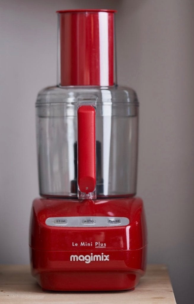 Magimix Mini Plus (rood), Ophalen, 1 tot 2 liter, 2 snelheden, Zo goed als nieuw