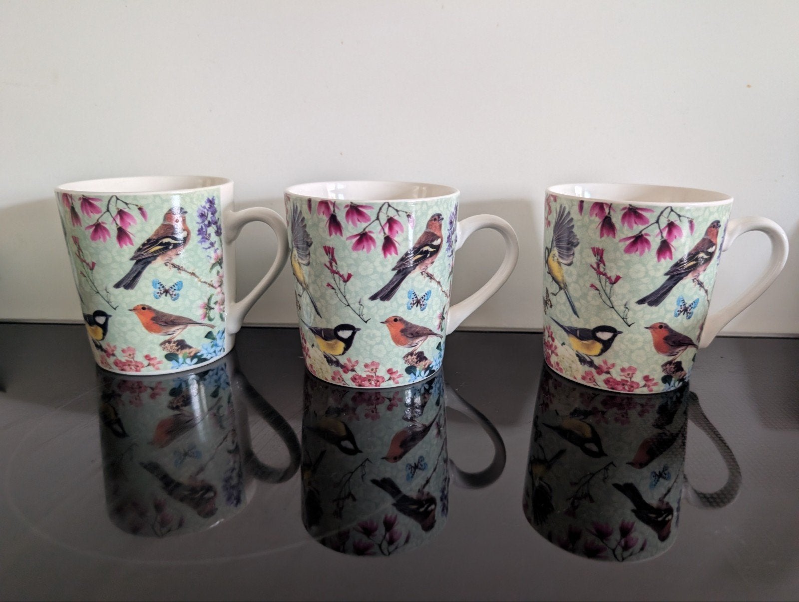 Bekers Garden Brid 3x 240 ml. vogel, Huis en Inrichting, Keuken | Servies, Overige merken, Ophalen of Verzenden, Zo goed als nieuw