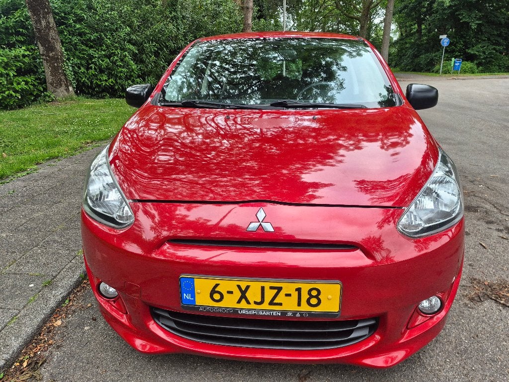 Mitsubishi Space Star 1.0 MPI 52KW 2014 Rood, Auto's, Mitsubishi, Particulier, Space Star, ABS, Airbags, Airconditioning, Boordcomputer
