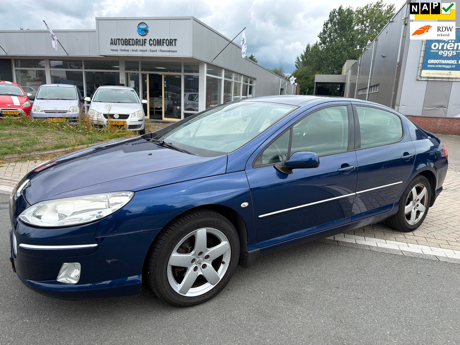 Peugeot 407 1.8-16V ST Pack Business, Auto's, Peugeot, Gebruikt, Zwart, 4 cilinders, Origineel Nederlands