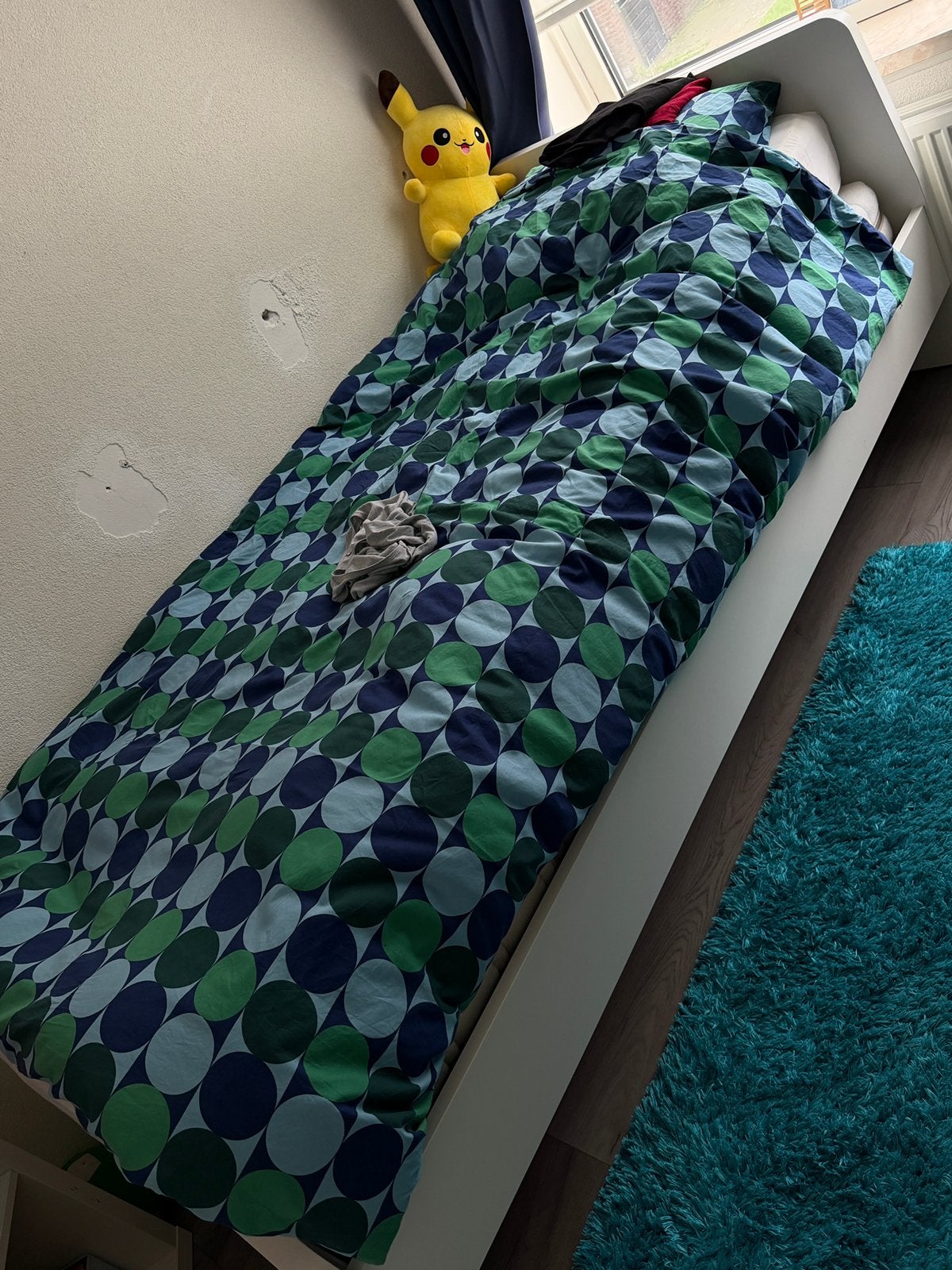 Bed, Huis en Inrichting, Ophalen, Zo goed als nieuw, Eenpersoons