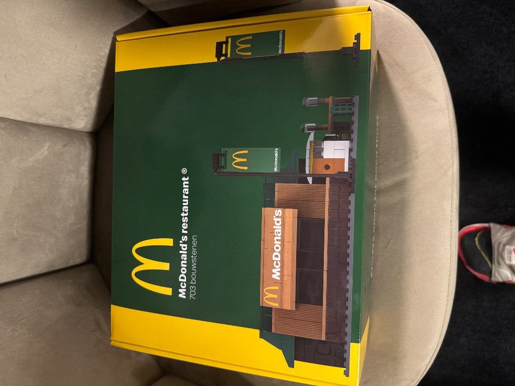 McDonald’s restaurant bouwstenen, Lego, Nieuw, Ophalen of Verzenden, Compleet