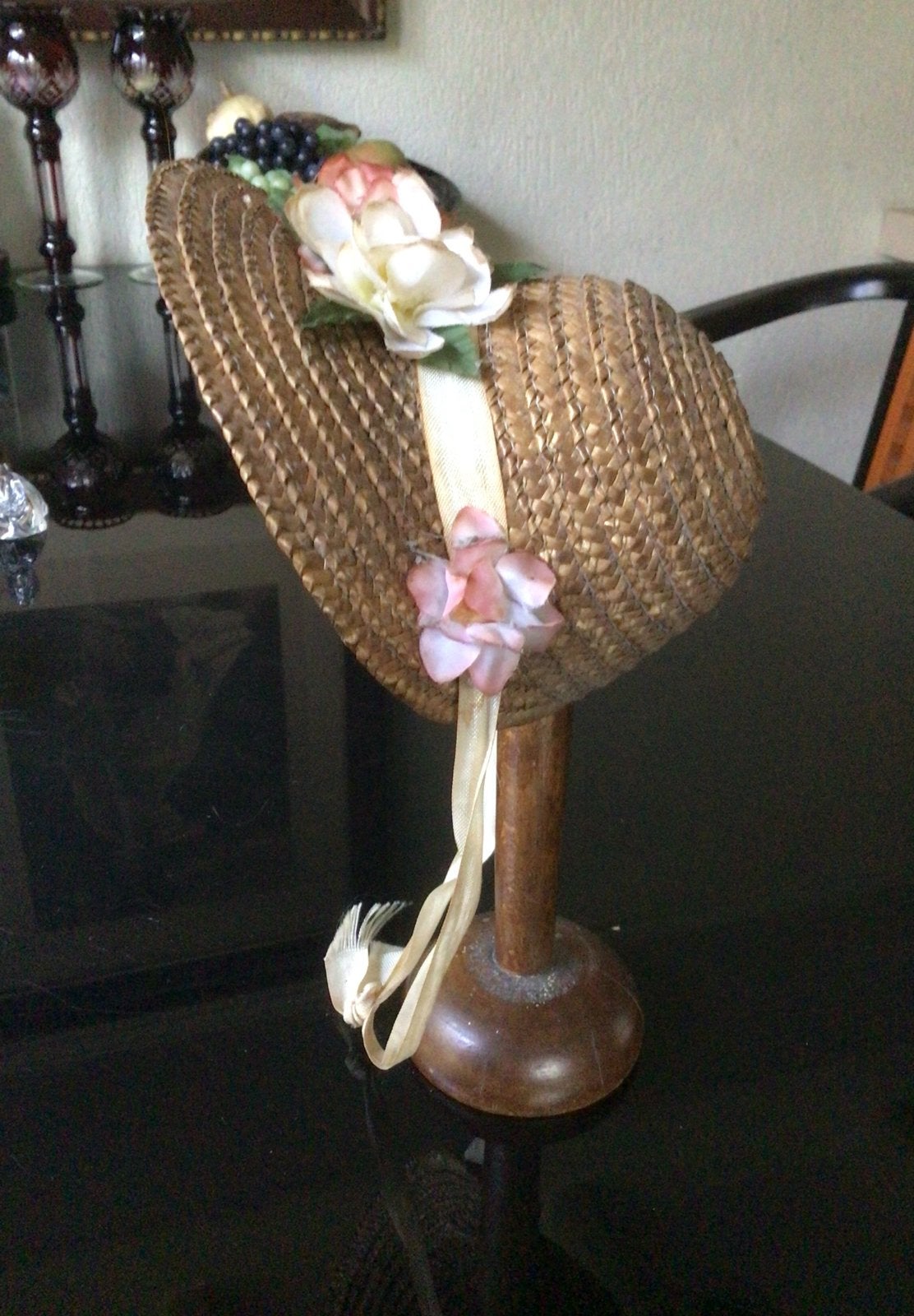 🌿 Pop ,” ANTIEK LUIFEL POPPENHOEDJE,BONNET”🌿MOOI!, Antiek en Kunst, Verzenden