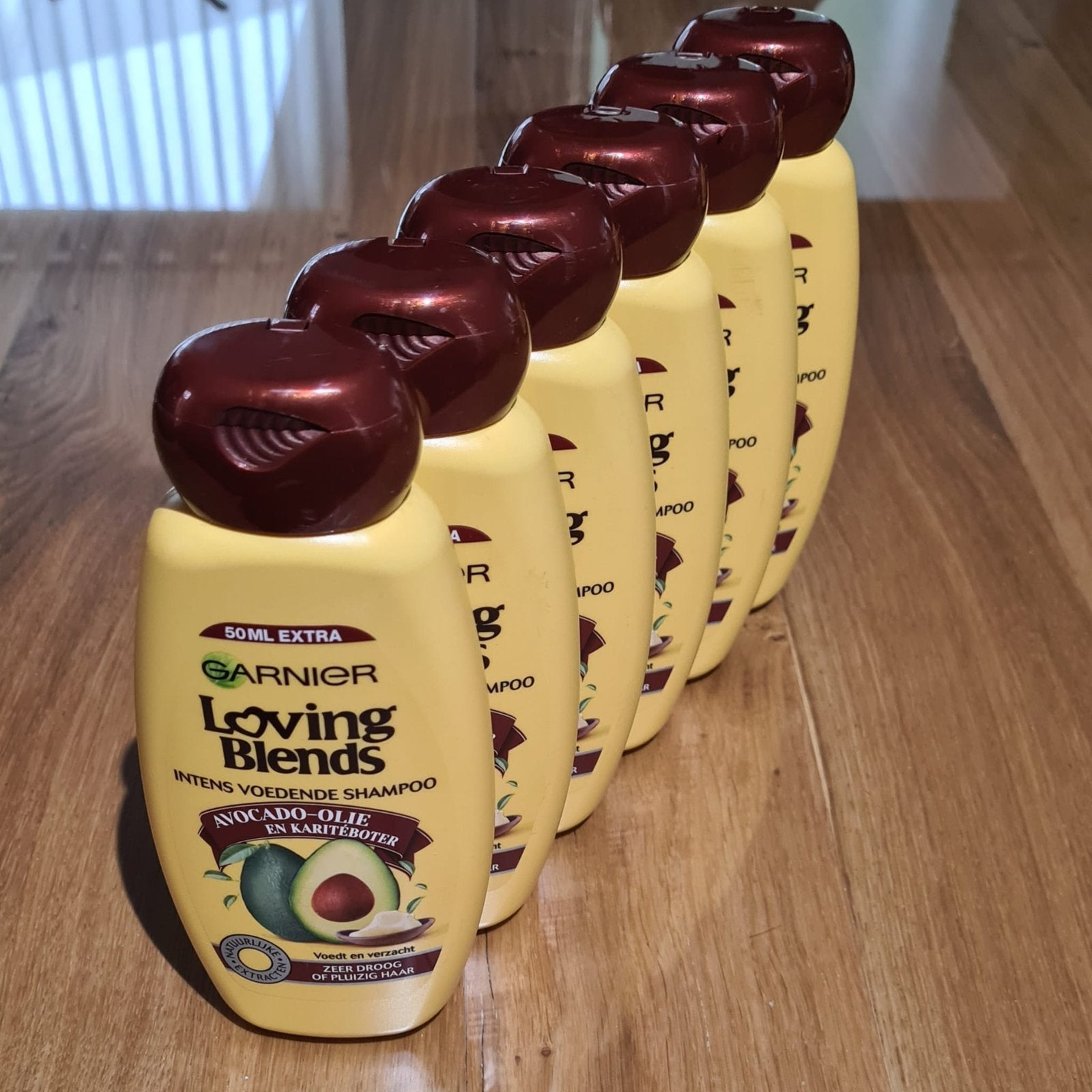 Garnier Loving Blends shampoo avocado 6 stuks, Ophalen of Verzenden, Nieuw, Shampoo of Conditioner